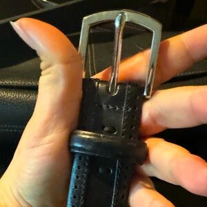 Cole Haan Black leather belt